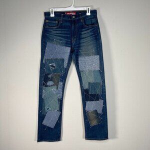 Levi's 513 x Junya Watanabe Patchwork Denim Jeans Men 30 x 32 Blue Casual Pants
